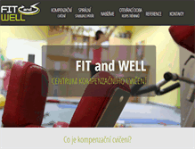 Tablet Screenshot of fitandwell.cz